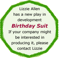 Lizzie Allen has a new play in devellopment: Birthday Suit